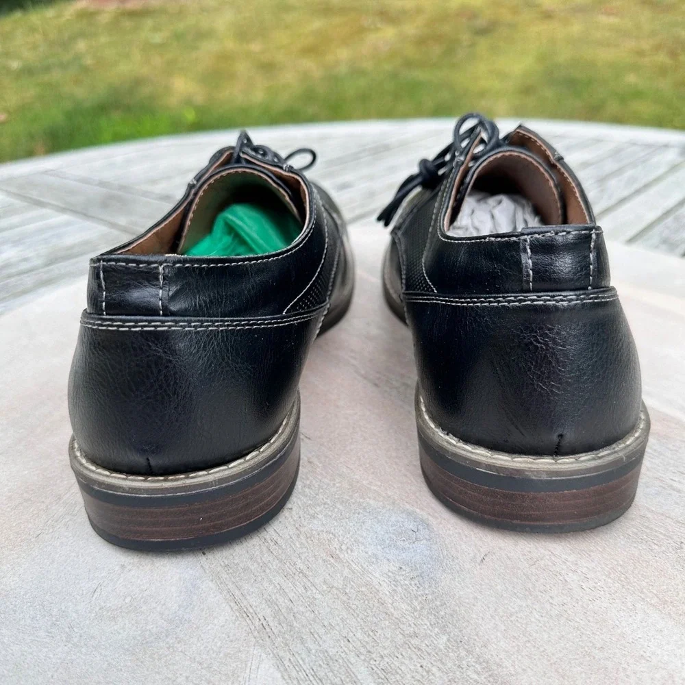 Sonoma Goods For Life Mens Jack Black Derby Dress Shoes Black Size 10.5